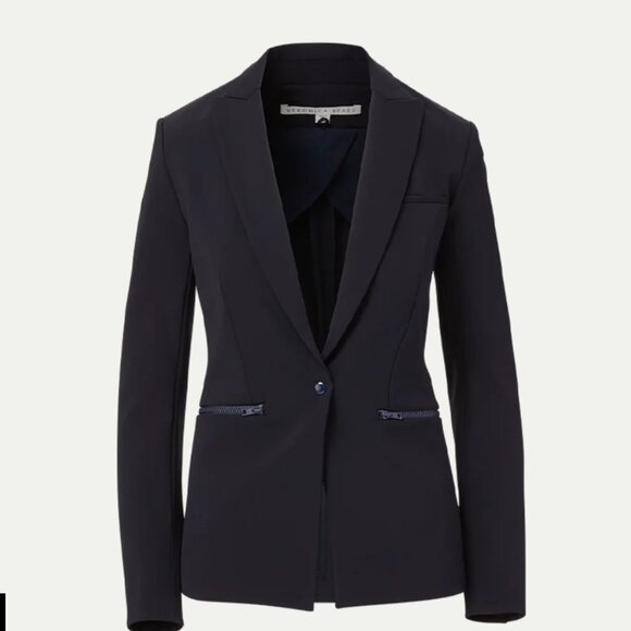 Veronica Beard "Iconic Scuba Dickey Jacket" Blazer BLUE - Picture 1 of 5